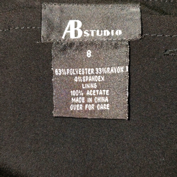 AB Studio - Classic Black Pencil Skirt (Size 8) EUC - Picture 6 of 6